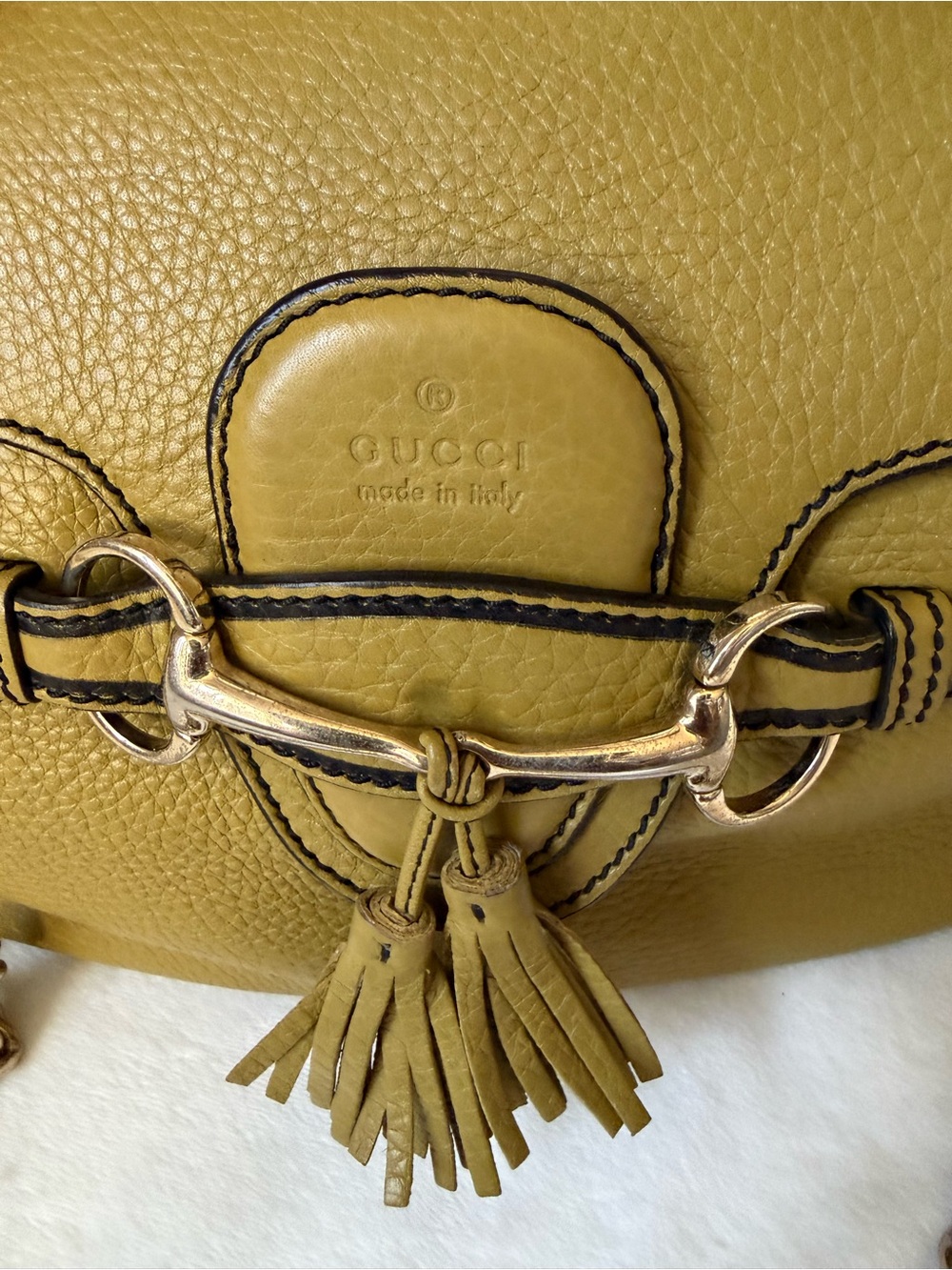 Gucci Emily Leather Bag in Green - Picture 2 of 11
